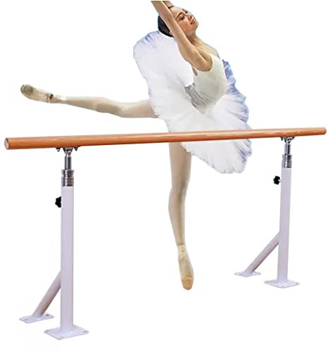 Ballettstange Verstellbare Ballettstange aus Stahl, am Boden montierte, Feste, selbstsichernde Verlängerungsstange, geeignet for Tanzräume zu Hause (Size : 2.5M/8.2FT)