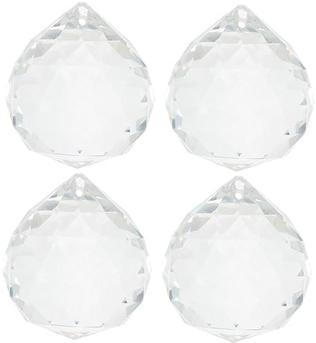 Prismen Sonnenfänger für Fenster 4 Stück White Crystal