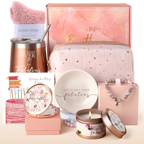 Anforsun Geschenke für Frauen, Geburtstagsgeschenk für Frauen, Geschenk Freundin Geburtstag, Geschenkset für Frauen, Freundin,Schwester, Ehefrau, Mama, 18 30 40 50 60 Geburtstag