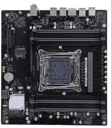 Computer-Motherboard, X99E DDR4 LGA 2011 NVME M.2 USB3.0 SATA3.0 Mining-Motherboard für E5 2666 V3 2673 2696 V3 CPU-Prozessor