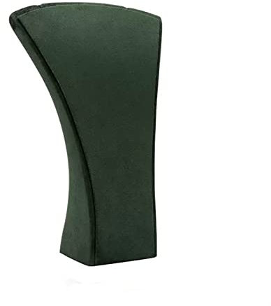 Lizhuzhuzs28 Schmuckhalter Gewellte Schmuck-Display-Büste, Halsketten-Mannequin-Halter aus Leder mit Samtgefühl for Einzelhandelsgeschäfte und Messen, Grün Schmuckbaum(Klein)