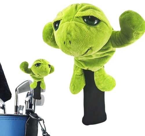Coperture per mazze da golf, 15,75 x 1,97 pollici, maniche per mazze da golf animali, divertenti coperture per mazze da golf, Coperture per driver in peluche per uomini, Adorabile mazza da golf,