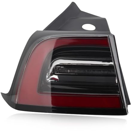 Montaje Faros Traseros para Tesla para Modelo 3 2017 2018 2019 2020 2021 2022 2023 Luces Traseras LED Coche Luz Señal Giro Parada Lámpara Freno Conducción Antiniebla Coche Luz Trasera(Left)