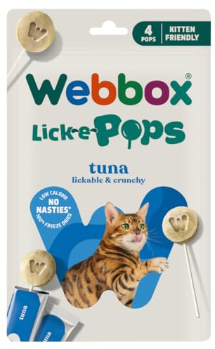 Webbox Lick-e-Pops Tuna 4 x 1.4g (5.6g)