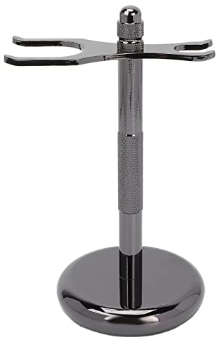 BRRNOO Rostfreier Stahlrasierhalterhalter Ständer Rasiermesser Ständer Bracket Fördert die Lufttrocknung aus der Luft aus der Bürste mit Exquisitem Modedesign für Badaccessoires