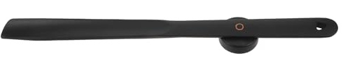 HOMSFOU Chausse-pied Magnétique Mural en Bois de 50 Cm, Noir Lisse, Chausse-pied Long pour Personnes Âgées et Femmes Enceintes, Aide-cuillère à Chaussures Pratique, Voyage et L’usage