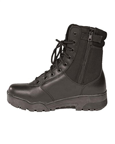 Mil-Tec Outdoor Bundeswehr Boot Lancaster, svart, storlek, Schwarz, 44 EU