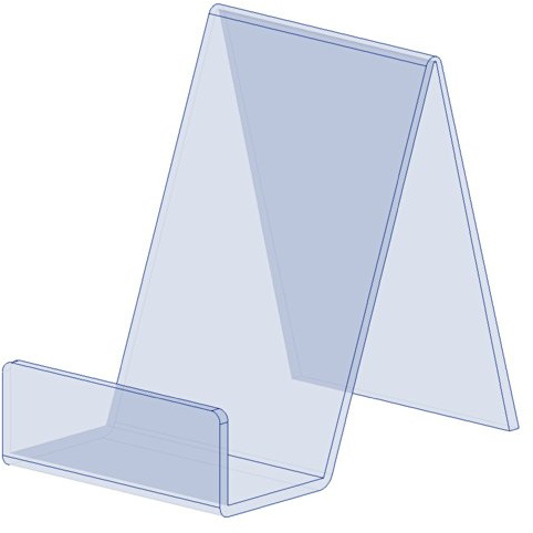 Displaypro 5X Small Clear Acrylic Book Stand, Ideal for Holding Books, Phones, Plates and More! - Free Shipping!