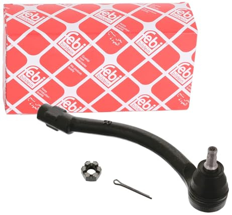 febi bilstein 48061 spoorstangeindstuk met kroonmoer en splint, 1 stuk