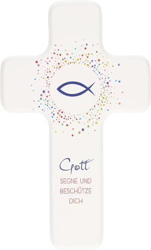 Gott segne und beschütze dich: Holzkreuz