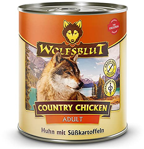 Wolfsblut Adult Country Chicken - Huhn mit Süßkartoffeln 6 x 800 g