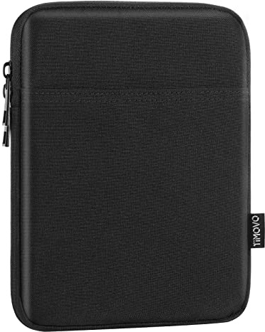 TiMOVO 7-8 Zoll Tablet-Tasche, Schwarz | Passend für iPad mini 7 (A17 Pro, 2024) / mini 6 (8,3, 2021) / 5/4/3/2/1, Schutztasche Schutzhülle Etui