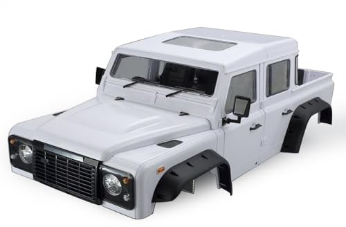 Greendhat Copertura del Corpo del carriole del carriole di plastica 313 mm di plastica Dura 12.3in for 1/10 Rc. Assial dell'automobile Crawler SCX10 90046. Traxxas. Trx4. Difensore ( Color : A )
