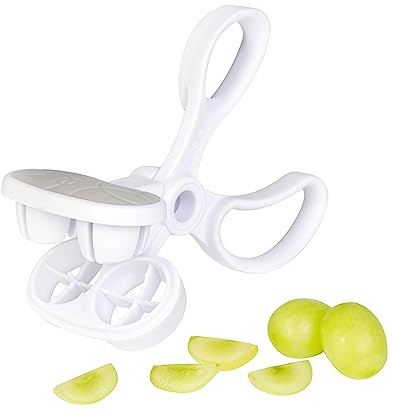 Ubbi Grape Cutter for Kids, Fruit and Vegetable Slicer, Safe and Easy to Use, Back to School Essentials, 1