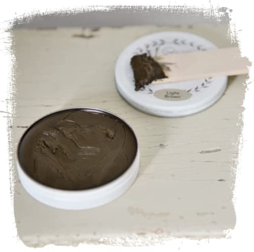 Jeanne d´arc living Vintage Möbelwachs 35g Light Brown 700115 für Shabby Chic & French Nordic Style