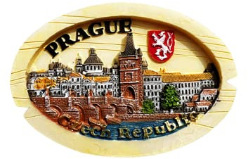 Prag Tschechische Republik Kühlschrank Magnet Reise Souvenir Kühlschrank Dekoration Magnetaufkleber Handbemalt Bastelkollektion