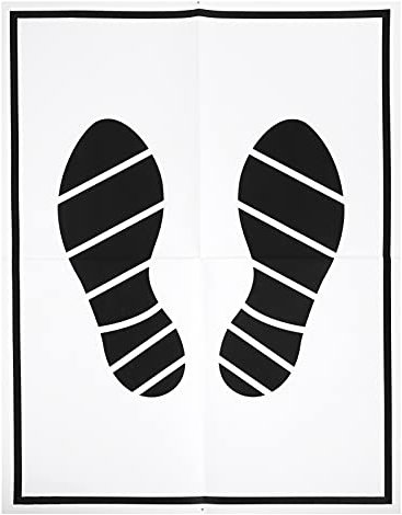 Veemoon Auto Fußmatten 50 Einweg-Automatten Detaillierung Papiermatten Automatten Schutz Auto Einweg-Fußmatten – Tragbares Fahrzeugfußpapier Für Die Meisten Fahrzeuge Papiermatten Für Autoteppiche