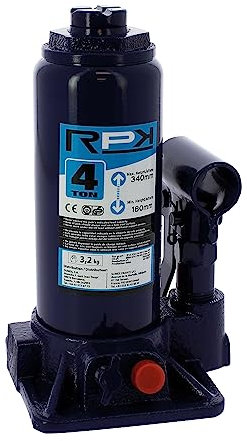 S SUMEX Gato Hidráulico de Botella para Coche y Remolque de 4 Toneladas 4000kg Reforzado y Homologado