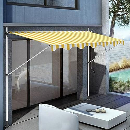 ORNDYDM Klemmmarkise,Markise 3m Breit,Markise Balkon,Balkon Markise,Balkon Markise Ohne Bohren,Balkon üBerdachung,Klemmmarkise 200cm Breit,Klemmmarkise 3m,Balkonmarkisem,Einfache Montage