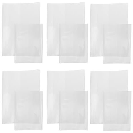 OFFSCH 20stücke Bücherfolie Transparent Wiederverwendbar Schutz Für Bücher Scrapbook Notizblock Aus Hochwertigem Kunststoff Robust Und Langlebig