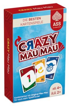 Ass Altenburger - Crazy Mau Mau, Rot und Mehrfarbig