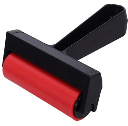 Veemoon Roller for Crafting Handheld Rubber Roller for Boys and Girls for Printmaking Painting and Stamping Easy to Use and Stylish Design for Creative Activities