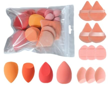Spugnette Trucco - Makeup Sponge Set - Applicatore Di Spugna Per Copertura Versatile - Spugnetta Fondotinta On Per Fondotinta Liquido Blush E Crema Make Up