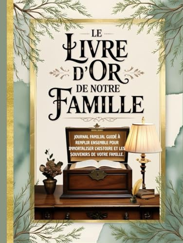 Le Livre d'Or de Notre Famille: Capturer Votre Héritage en Histoires et Conseils - Journal de Mémoire Familiale à Compléter Ensemble - Cadeau Idéal ... Fête des Mères, Pères, Anniversaire et Noël.