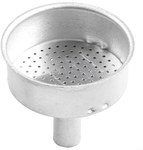 Filtro de repuesto de aluminio para cafetera Moka de 1, 2, 3, 6, 9, 12 tazas, con diseños clásicos (100 ml)