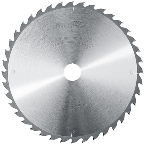 MAFELL 92465 HM-Kreissägeblatt, Z40 WZ, 250 mm x 2,8 mm x 30 mm