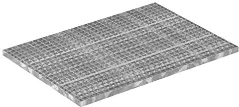 Industrie-Gitterrost | Maße: 700x1000x30 mm; MW 30/30 mm; 30/2 mm | S235JR (St37-2), im Vollbad feuerverzinkt