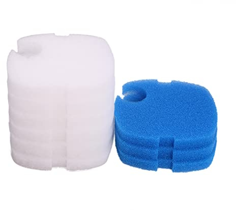 INGVIEE Kompatibel Filterschwamm Filtervlies für All Pond Solutions 1000EF+ (6X Weiß Fein, 3X Blau Grob)