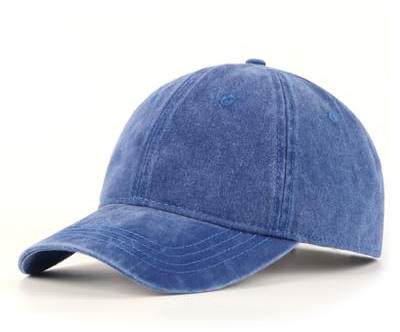 Zylioo Vintage basebollkeps i XL/XXL, keps för stora huvuden, pigment, basebollkeps, tvättad bomull, använd look, tvättbar, XXL