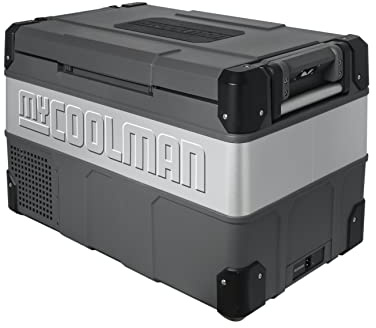 Milenco myCOOLMAN Zweizonen Kompressorkühl-/Gefrierbox 53L: The Explorer, Grau