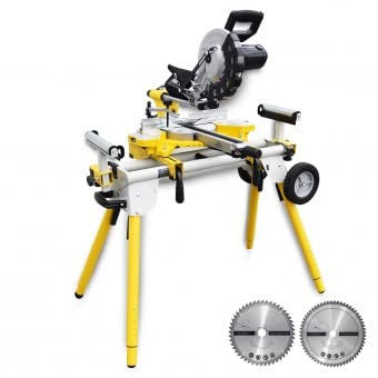 BAMATO Kappsägen SET KP-255_KST-1950 | inkl. Kappsäge KP-255 und Maschinenständer KST-1950