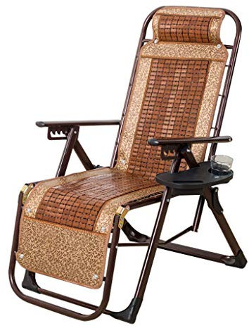 TONZN Balkon-Büro-Lounge-Stuhl Lounge-Stuhl Strandstuhl zusammenklappbar, leicht, faltbar, Zero-Gravity-Locking-Lounge-Stuhl, Garten-Lounge-Stuhl, extra groß, Relax-Komfort, max. 150 kg