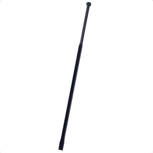 D&O Hebeleisen (geschmiedeter Borstahl) mit viereckigem Schaft und geschmiedetem Kugelkopf - Gesamtlänge 140 cm - Meißelspitze 100 cm - Harte Materialien aufhebeln, Spitzmeißel, Hebelwerkzeug