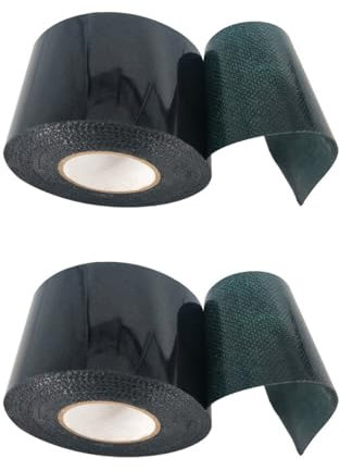 Hundredweat 2 Unidades Fuerte Cinta de césped Artificial de Doble Cara 50 mm x 5 m Cinta de Costura de césped Artificial Cinta Adhesiva para césped para Exteriores, jardín, césped, Alfombra (Verde)