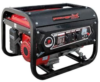 La zappa Generatore PH2200 motore monofase 4 tempi con funzionamento a benzina ed avviamento a strappo 2,2 KW Hp 6,5