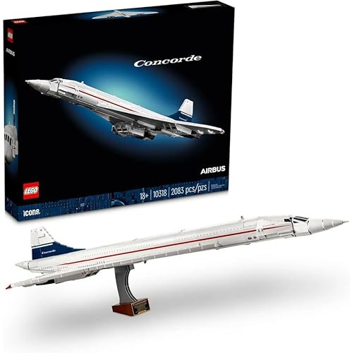LEGO Iconos: Avión Concorde - Kit de construcción de 2083 piezas (10318)