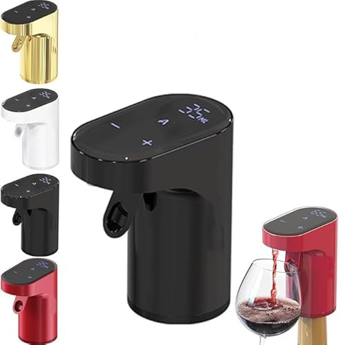 Sipvault - Drink Dispenser Liquor, Sipvault Smart Dispenser Alcohol,Adjustable Quantity Liquor Wine Pump Smart Dispenser for Alcohol,Liquor Dispenser for Home Bar (Black)
