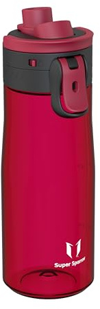 Super Sparrow Borraccia - 500ml/750ml/1L - Bottiglia Senza BPA, a Prova di Perdite - Borracce TouchGulp Flusso Rapido Con Un Clic per Scuola, Sportiva, Palestra