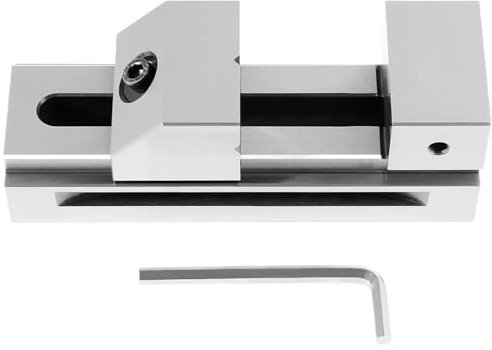 Precision Milling Vise Toolmakers Bench Clamp for Grinding and Milling Machines, High Accuracy Screwless Design for Professional Machinists