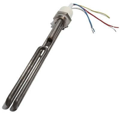 Xuro Tube chauffant électrique de 32 mm à insertion latérale, élément chauffant auxiliaire for chauffe-eau solaire, protection contre le chauffage à sec et régulation de température.