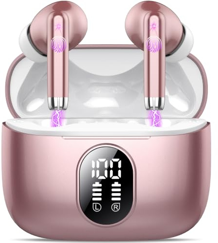 QXQ S26 Auriculares Inalambricos Bluetooth 5.4 con ENC Reducción de Ruido