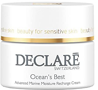 Declaré Ocean´s Best 50 ml - Feuchtigkeitscreme mit Meeres-Mineralien - für alle Hauttypen - mit Vitamin E, Algen- & Jojoba Extrakt & Hyaluronsäure - 24-Stunden Feuchtigkeits-Wirkung