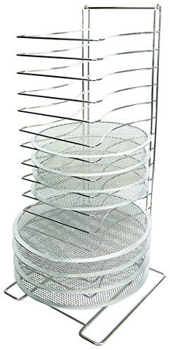 PEGANE Rack à Pizza en INOX 15 Niveaux