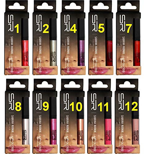 Sabrina Rudnik Cosmetics Lippenglanz Lippenstift Lipgloss Lipstick Beauty Lip Gloss 10 Farben Farbwahl (Nr. 1)
