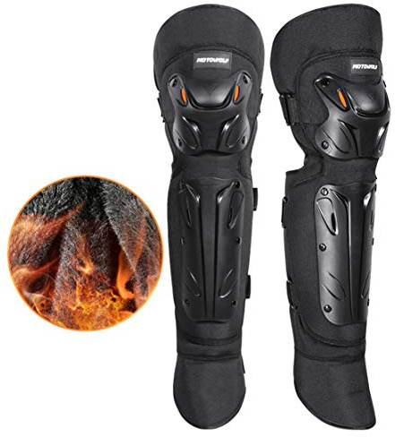 AKT Invierno Rodilleras de Moto Calentar Anti-caída Largo Rodillera Equipo de Protección de Motocross para Motocicleta Esquí