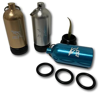 IST O-Ring Flasche Scuba Tauch Keychain Ring, mit O-Ringen und Werkzeug (Silber)